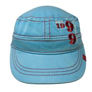 FL Myers Beach Est. 1999 Cadet Army Cap Blue One Size Adjustable Premium 51